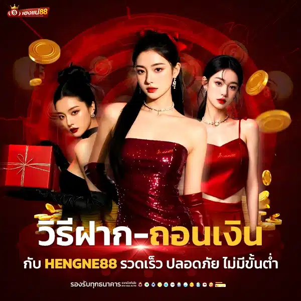 วิธีฝาก-ถอนเงินกับ Hengne88